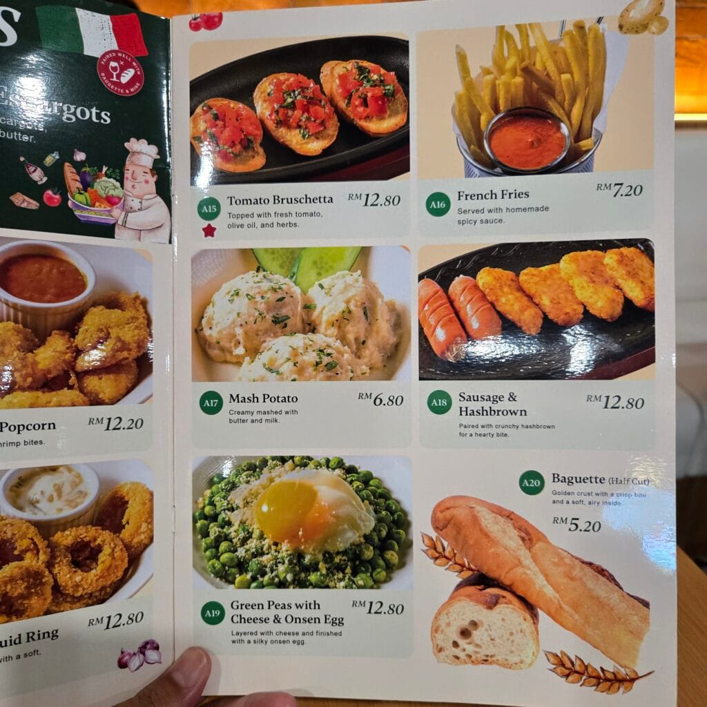 Romaliya メニュー